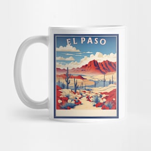 El Paso Texas United States of America Tourism Vintage Poster Mug